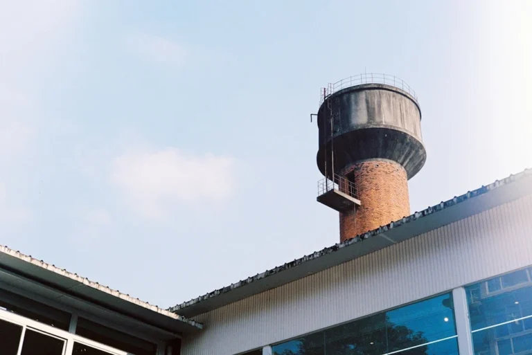 Corroded Pipe Cooling Tower