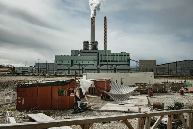 Factory Industrial Plant Rainwater