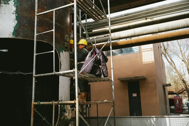 Pipe Installation Technician Working