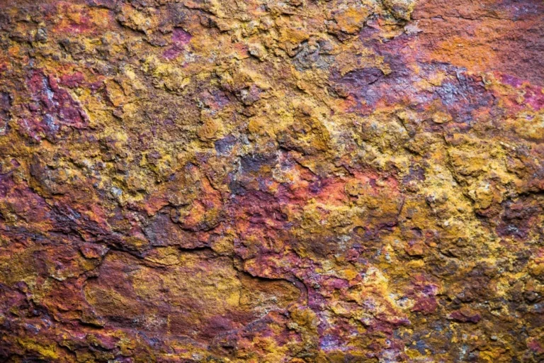 Rusted Pipe Mineral Deposits