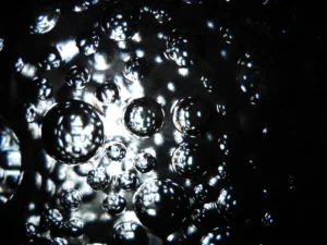 Technology Concept Water Molecules