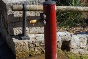 Water Pump Dirty Filter Plumbing Pipes